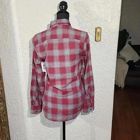 Treasure & bond trim grindle plaid cotton button up - Picture 2 of 3